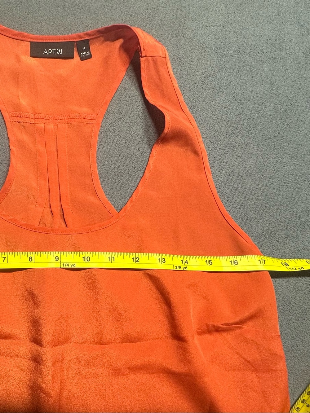 Apt. 9 Vibrant Orange Racerback Tank - Picture 4 of 7